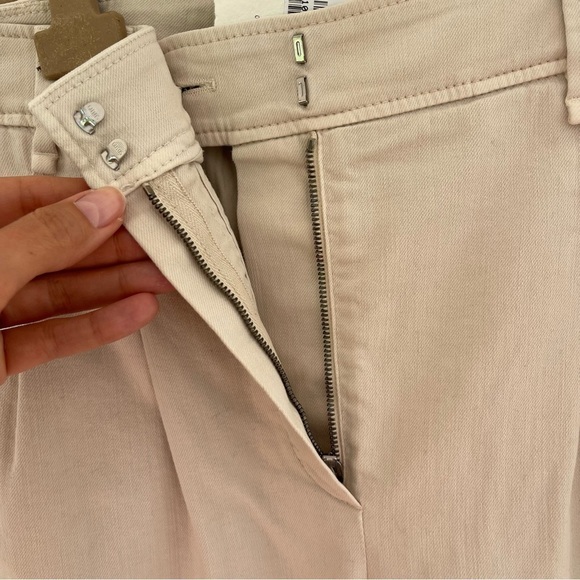 NEW Brunello Cucinelli Tapered Leg Trouser Pants C9443 Tan Size 44 NWT - Picture 3 of 12
